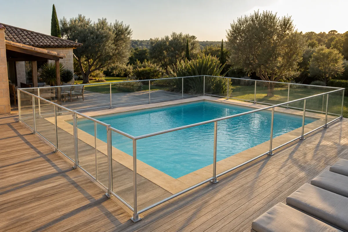 Sécurité piscine à Montauban : barrière, alarme, volet, abri
